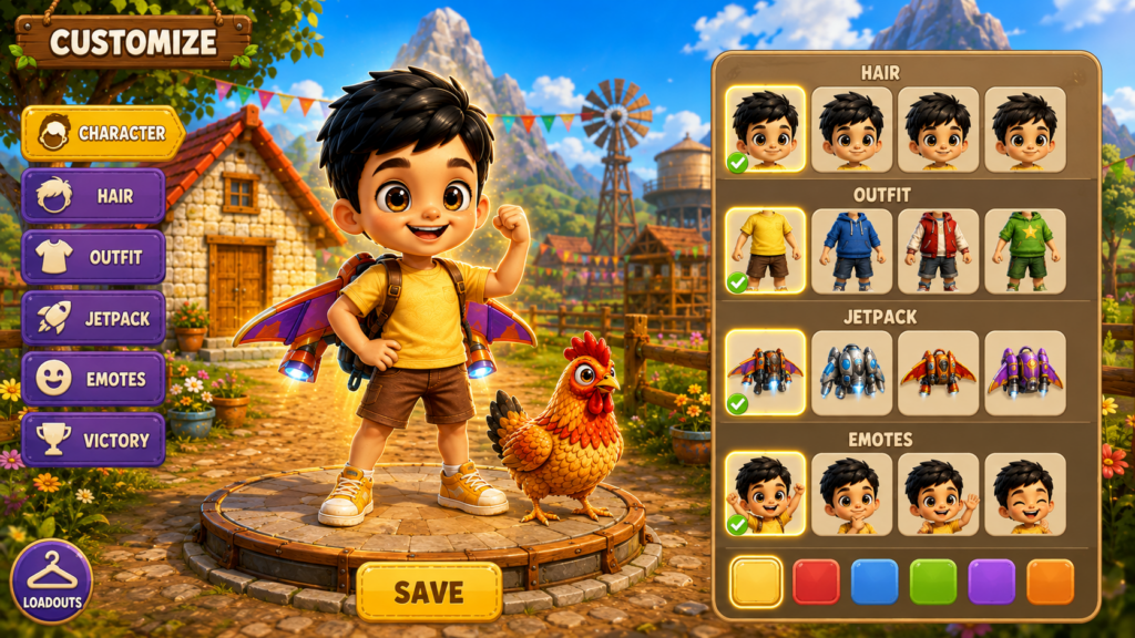 character lobby